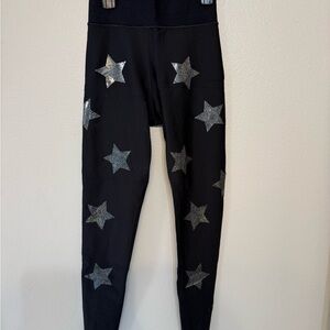 Ultracor Black and Silver Star Leggings